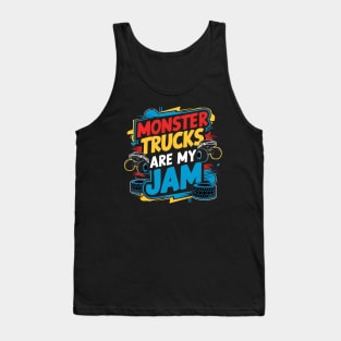 Monster Truck Lover Boy Tank Top